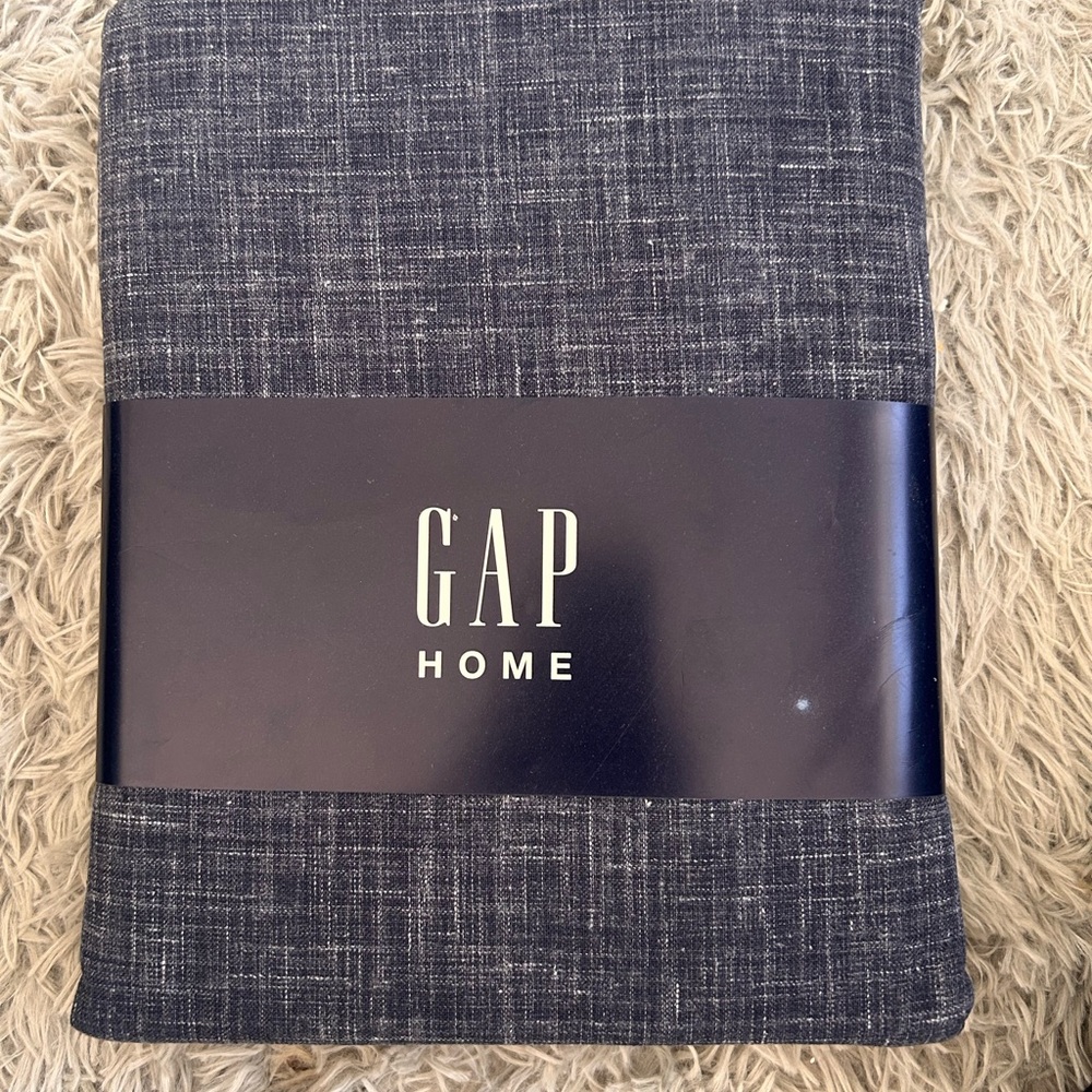 GAP Home Dark Blue Textured Fabric
